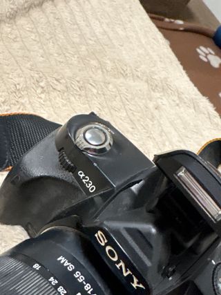 Cámara Sony Alpha a230 + Objetivo 18-55mm