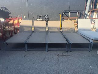 Tumbona aluminio exterior