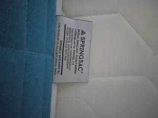 Cabecero,mesita de noche 2 bases tapizada y colcho