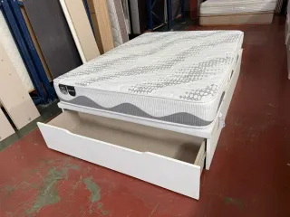 150x200 COLCHÓN BULTEX VISCO + CANAPÉ FLEX