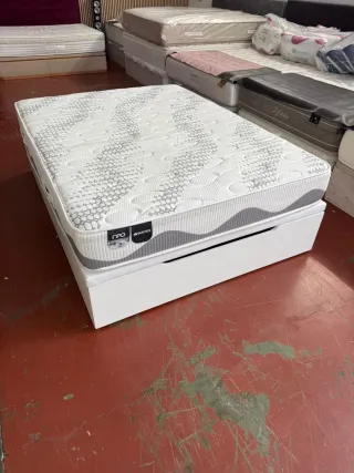 150x200 COLCHÓN BULTEX VISCO + CANAPÉ FLEX