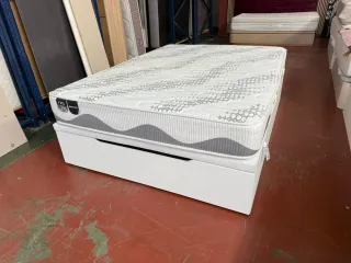 150x200 COLCHÓN BULTEX VISCO + CANAPÉ FLEX