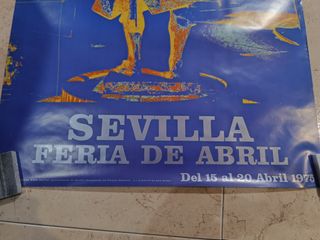 CARTEL ORIGINAL FERIA DE SEVILLA 1975