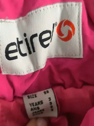 Conjunto Ropa Ski Niños 3-4 Años