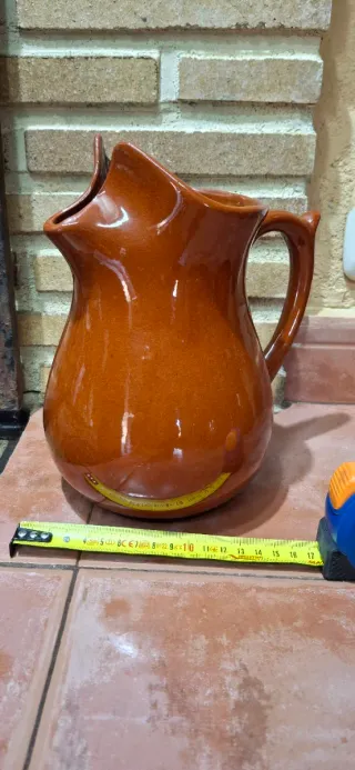 Conjunto jarrones barro