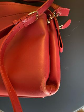 Bolso Balenciaga Bandolera Rojo Cuero