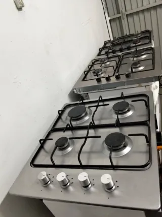 Encimera de gas butano 4 fuegos