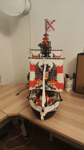 Barco Pirata Playmobil con Tripulación