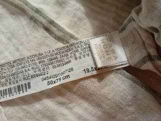 Pack 2 fundas almohada lino Zara Home