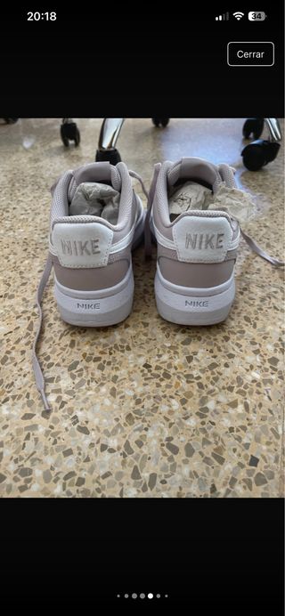 Zapatillas Nike Air Force 1 Beige Mujer