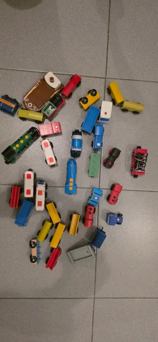 Trenes de madera y accesorios