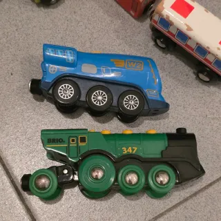 Trenes de madera y accesorios