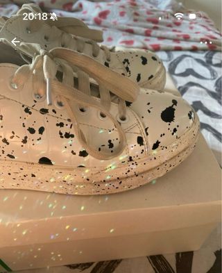 Keis scarpe da ginnastica bianche e nere