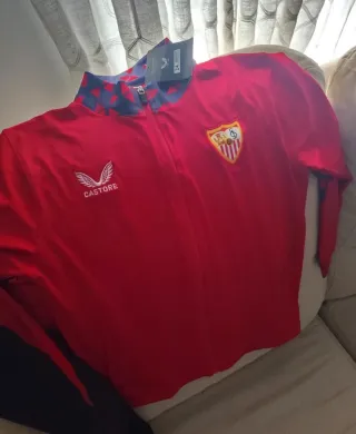 Chándal Sevilla FC Castore Negro/Rojo Talla 12 año