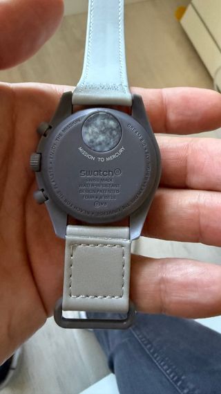 Omega Speedmaster MoonSwatch Negro Gris