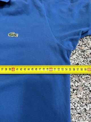 Polo Lacoste Blu Taglia L