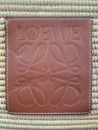 Loewe Cesta Bege/Castanho