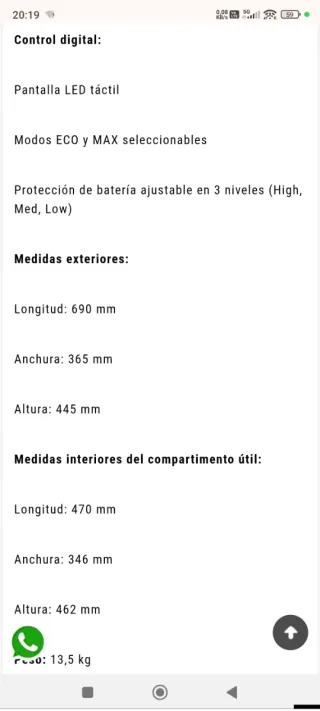 Nevera Compresor Alpicool CF45