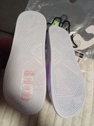 Chanclas Kappa Seal Blancas y Rosas