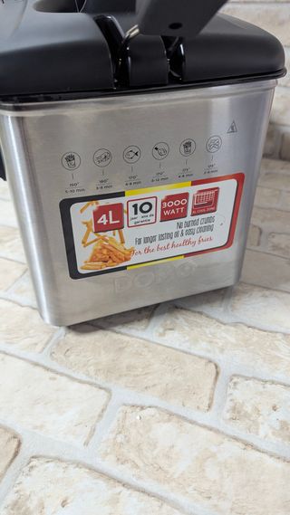 Domo Freidora de acero inoxidable DO465FR, 3000 W