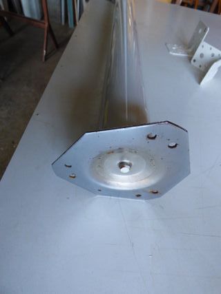 2 Patas Mesa + 2 Escuadras Metálicas