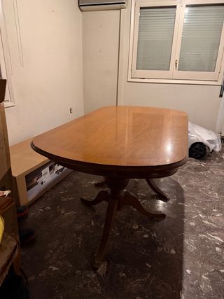 REGALO Mesa de comedor extensible de madera