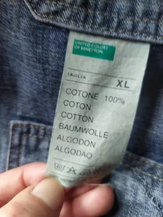 Giacca jeans Benetton vintage anni '90