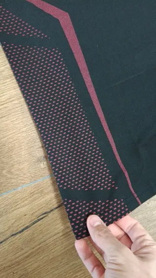 Camiseta compresión YoungLA Gym Negra Roja XL