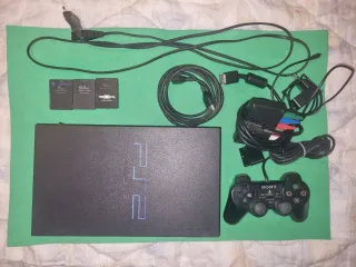 Consola Playstation 2 Negra + Accesorios