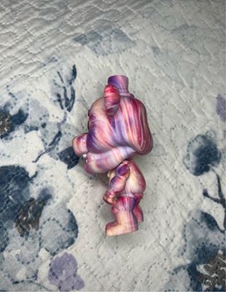 Freddy Fazbear Custom Figure – Pink/Purple Marble