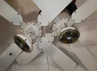 2 Ventiladores de Techo Blancos