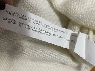 Chaleco Zara cuello vuelto mujer blanco