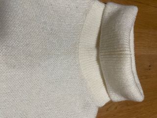 Chaleco Zara cuello vuelto mujer blanco