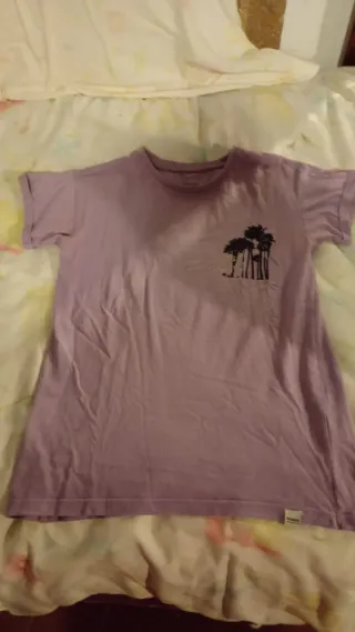 Camisa morada Pull&Bear