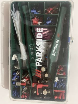 Kit Tenazas Pelacables y Crimpadora Parkside