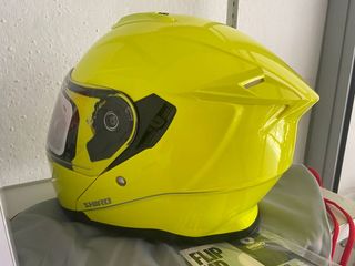 Casco Shiro FF950 Discover Fluor Yellow Tallas sue