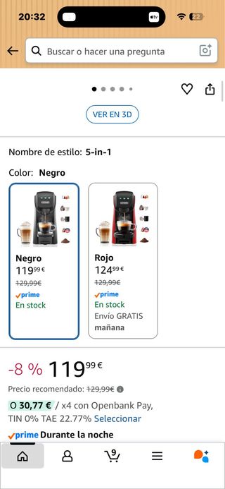 Cafetera multi-cápsulas