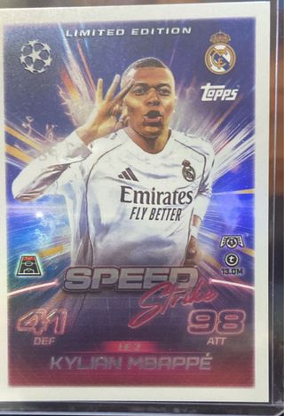 Cromo Kylian Mbappé Limited Edition Topps