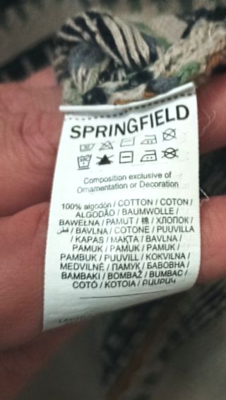 Jersey Springfield estampado XXL. Muy buen estado