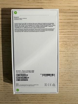 iPhone 14 128GB Blanco Precintado