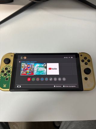Nintendo Switch OLED Edición Zelda TOTK + extras