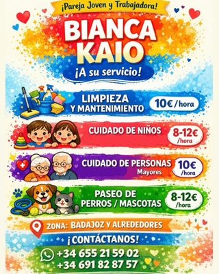 ¡Limpieza y Cuidados en Badajoz y alrededores!