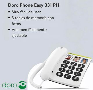 Teléfono Doro Easy 331 PH para Mayores