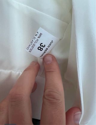 Conjunto Top y Falda Juan Bernal Blanco