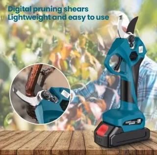 Tijeras de podar eléctricas con palo