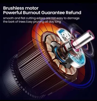 Tijeras de podar eléctricas con palo