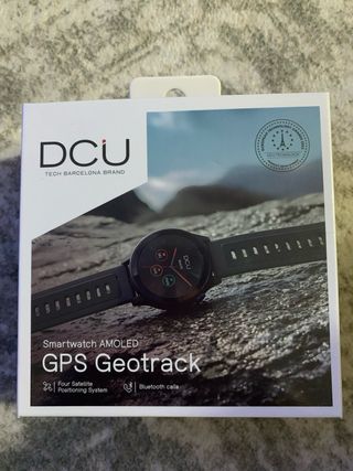 Smartwatch DCU GPS Geotrack AMOLED Negro