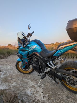 MITT 555 TT Adventure - Azul/Dorado