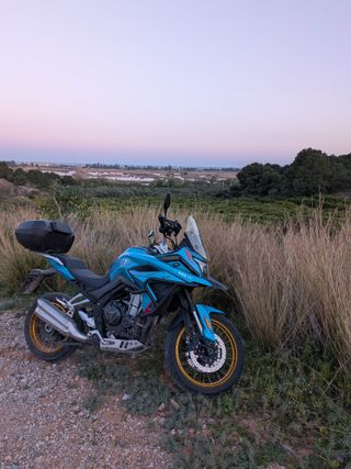 MITT 555 TT Adventure - Azul/Dorado