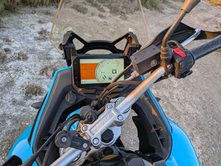 MITT 555 TT Adventure - Azul/Dorado